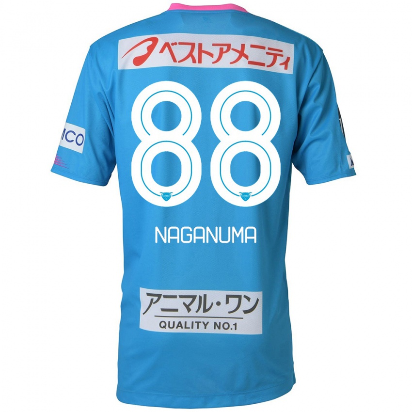 Kinder Yoichi Naganuma #88 Blau Rosa Heimtrikot Trikot 2024/25 T-Shirt