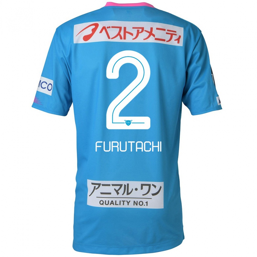 Kinder Shuya Furutachi #2 Blau Rosa Heimtrikot Trikot 2024/25 T-Shirt