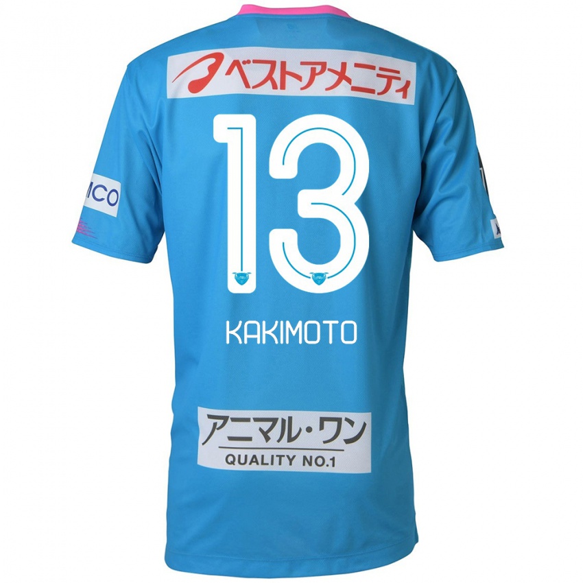 Kinder Yuto Kakimoto #13 Blau Rosa Heimtrikot Trikot 2024/25 T-Shirt