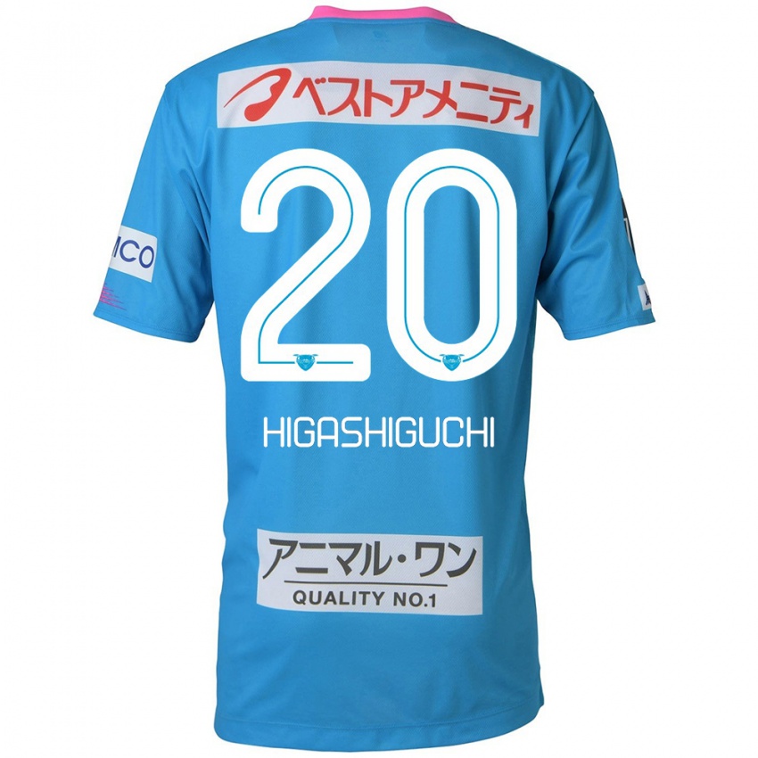 Kinder Aitaro Higashiguchi #20 Blau Rosa Heimtrikot Trikot 2024/25 T-Shirt