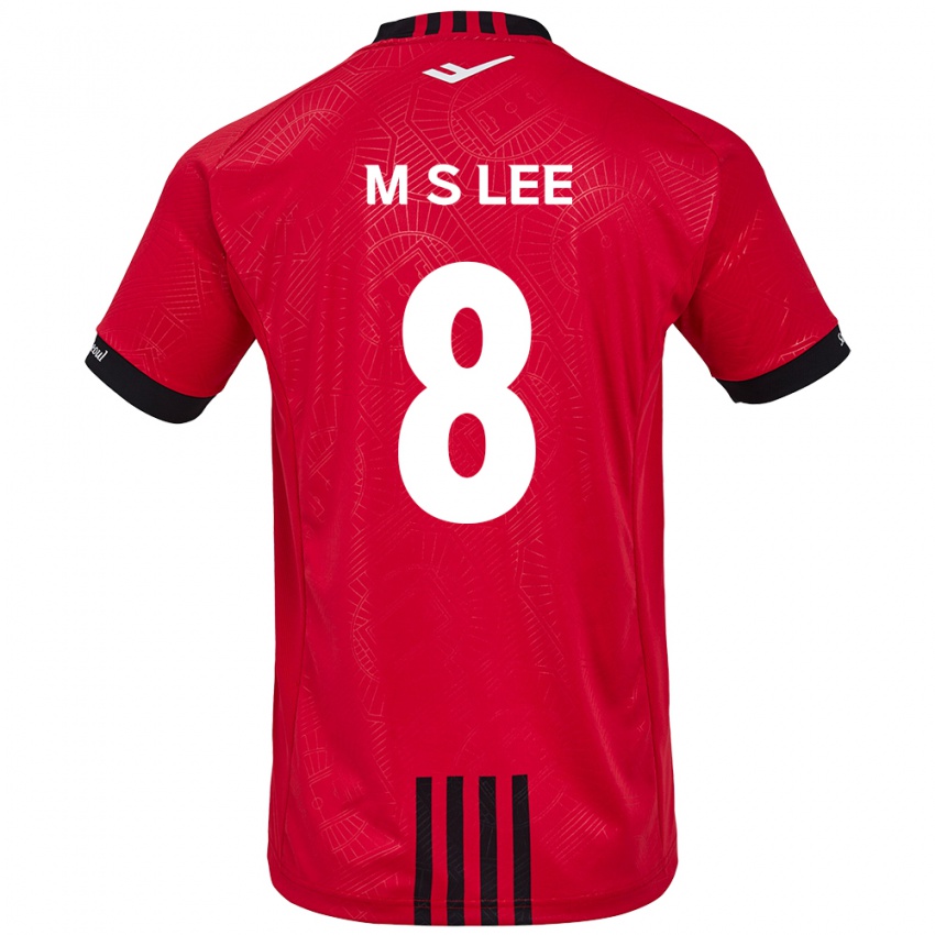 Kinder Seung-Mo Lee #8 Rot Schwarz Heimtrikot Trikot 2024/25 T-Shirt