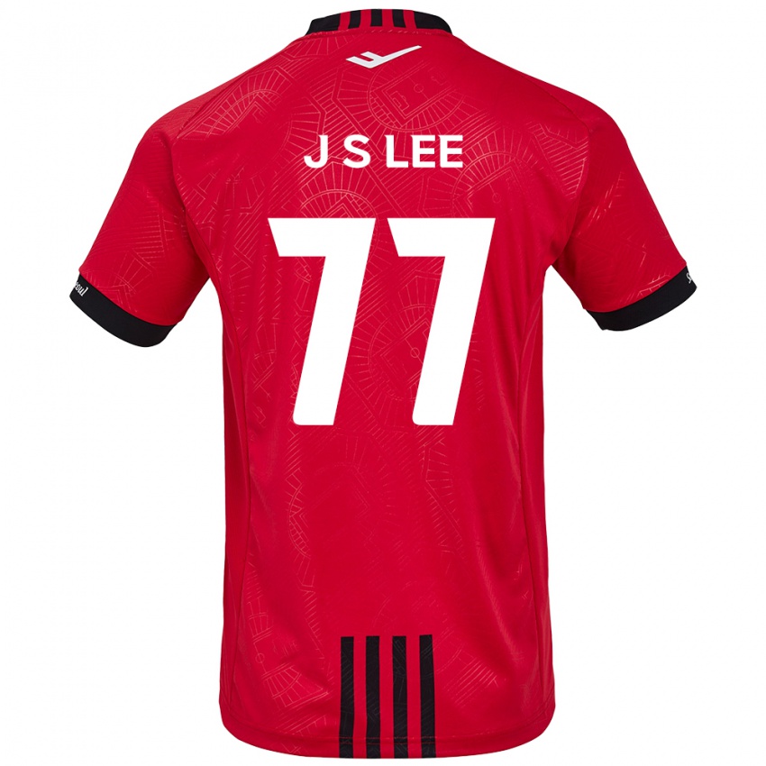 Kinder Seung-Joon Lee #77 Rot Schwarz Heimtrikot Trikot 2024/25 T-Shirt