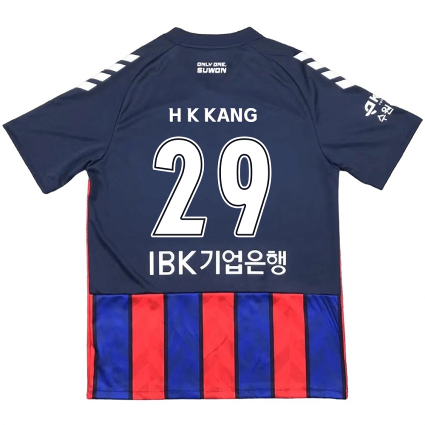 Kinder Kyo-Hun Kang #29 Blau Rot Heimtrikot Trikot 2024/25 T-Shirt