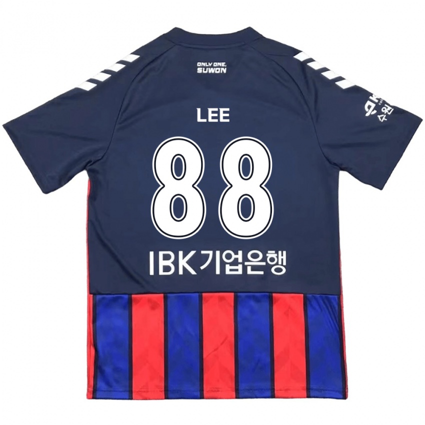 Kinder Yong Lee #88 Blau Rot Heimtrikot Trikot 2024/25 T-Shirt