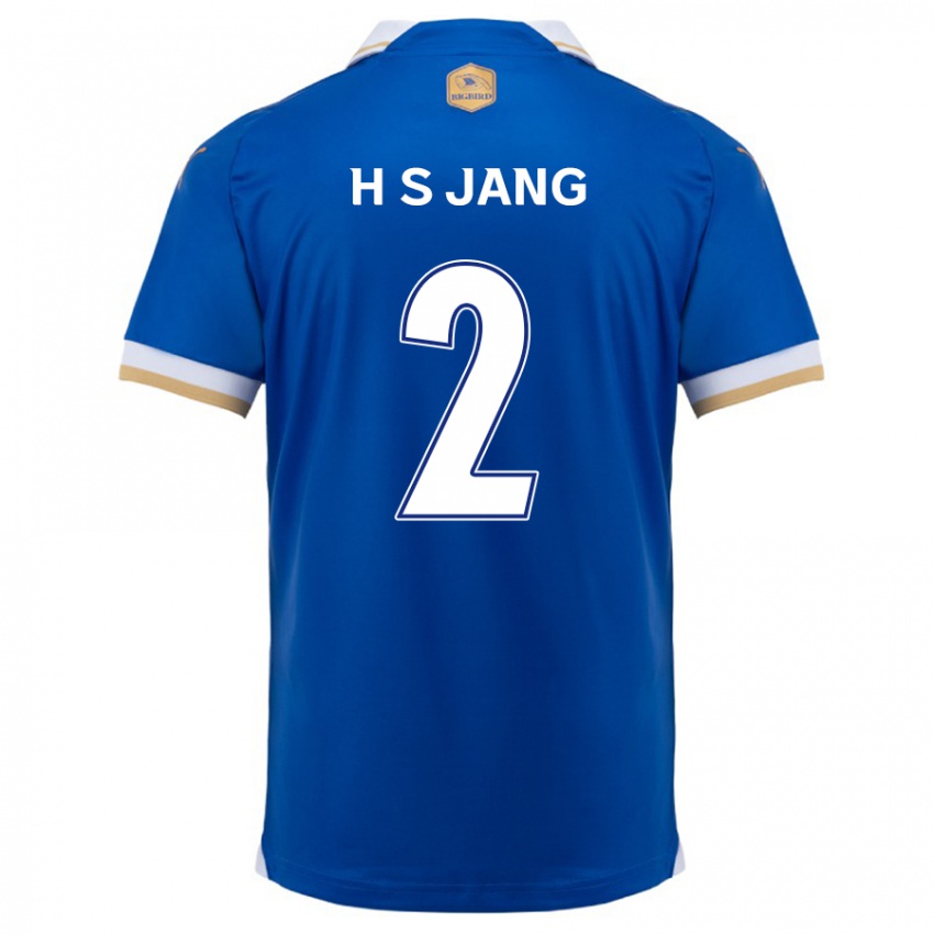 Kinder Seok-Hwan Jang #2 Blau Weiss Heimtrikot Trikot 2024/25 T-Shirt