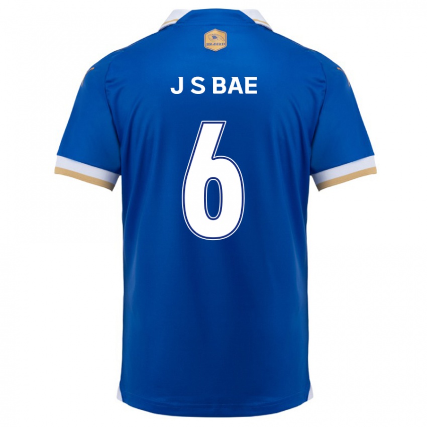 Kinder Seo-Joon Bae #6 Blau Weiss Heimtrikot Trikot 2024/25 T-Shirt