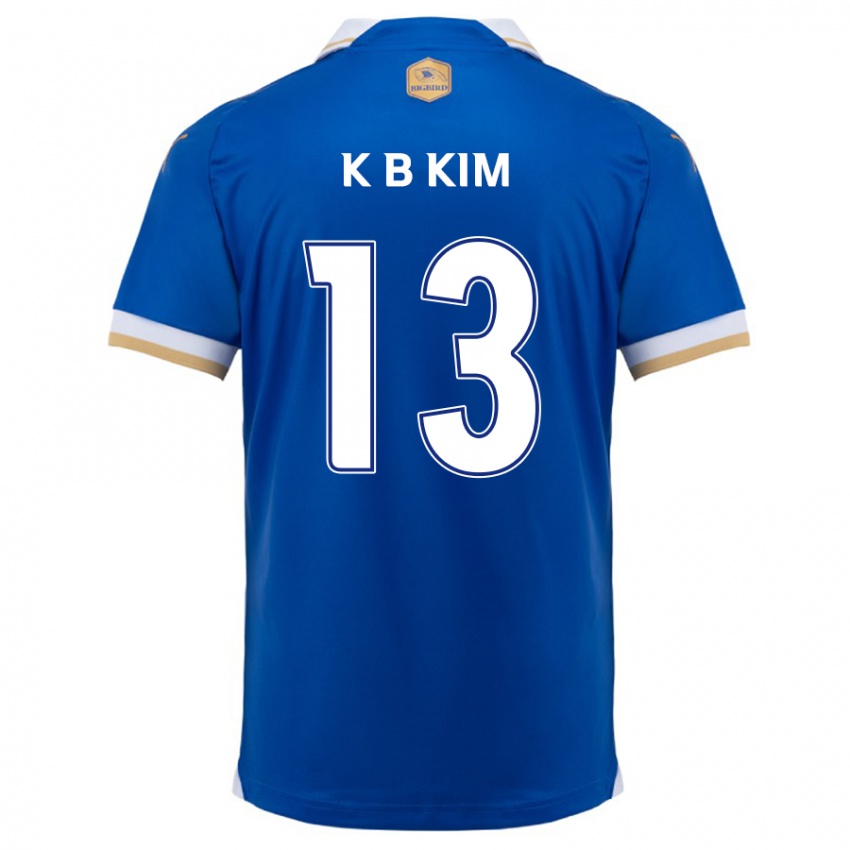 Kinder Bo-Kyung Kim #13 Blau Weiss Heimtrikot Trikot 2024/25 T-Shirt