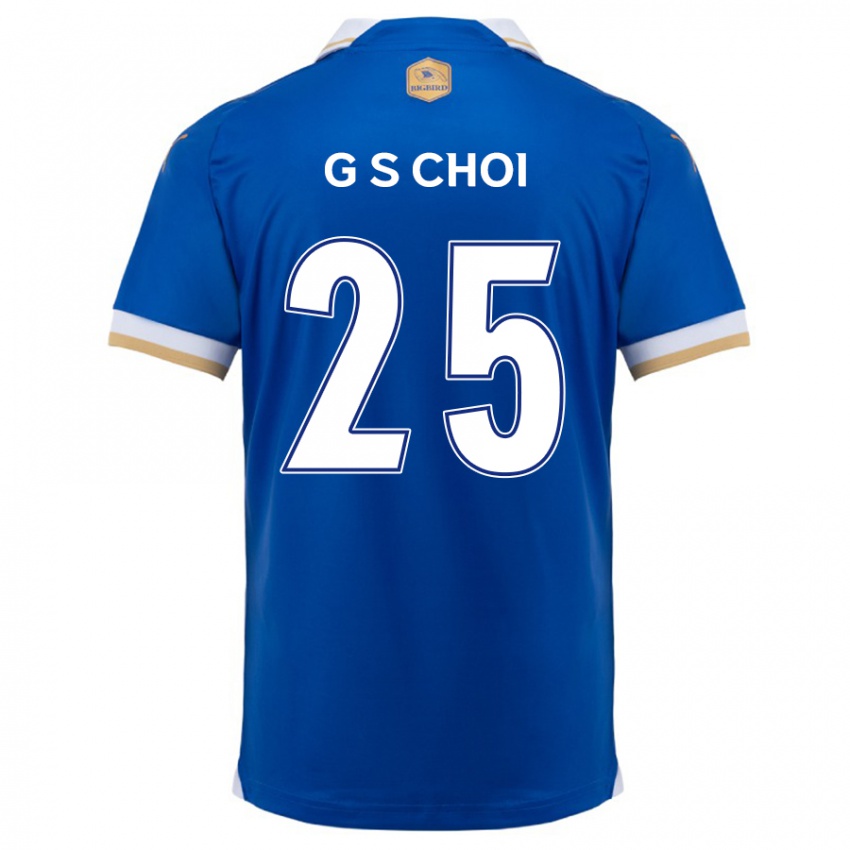 Kinder Sung-Geun Choi #25 Blau Weiss Heimtrikot Trikot 2024/25 T-Shirt