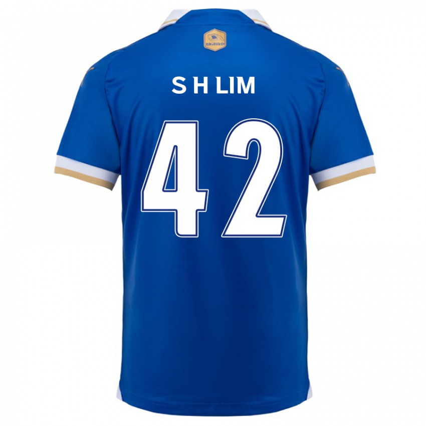 Kinder Hyun-Sub Lim #42 Blau Weiss Heimtrikot Trikot 2024/25 T-Shirt