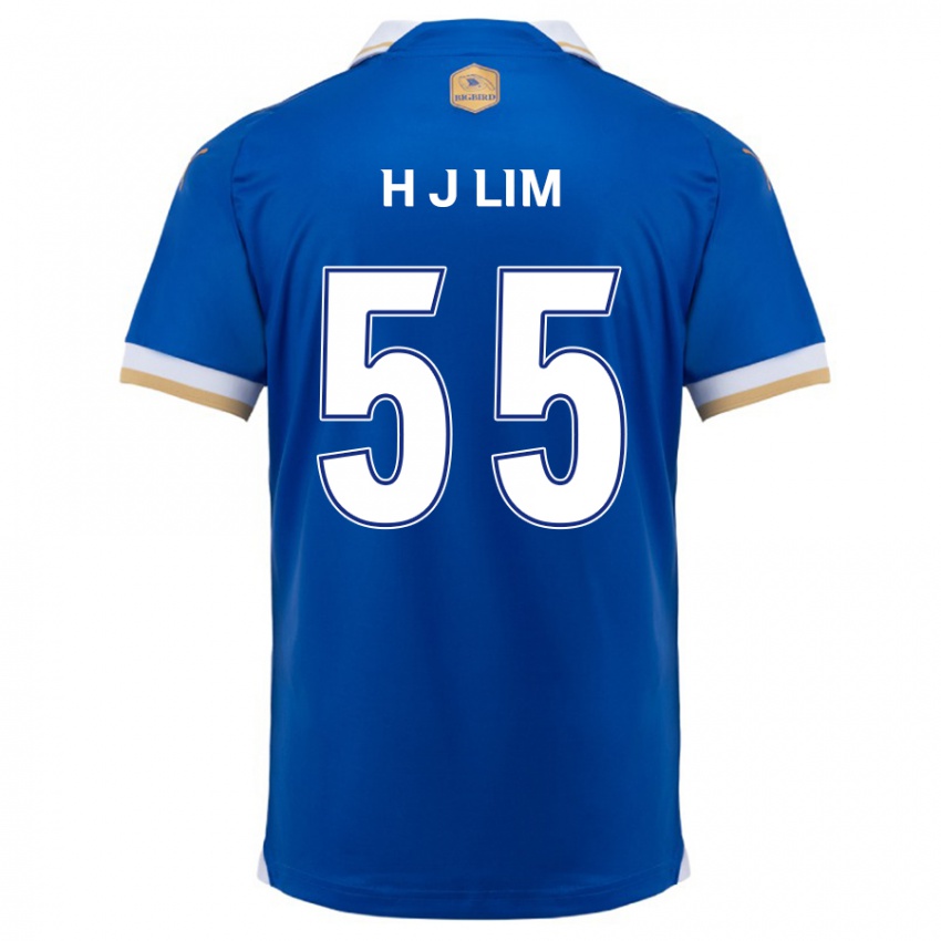 Kinder Ji-Hoon Lim #55 Blau Weiss Heimtrikot Trikot 2024/25 T-Shirt