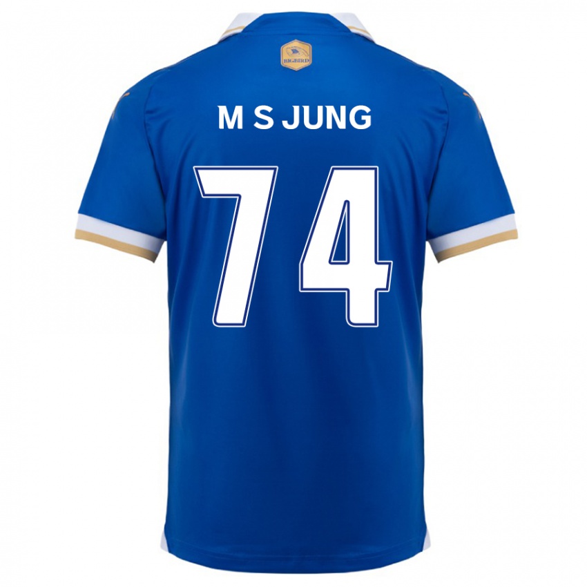 Kinder Sung-Min Jung #74 Blau Weiss Heimtrikot Trikot 2024/25 T-Shirt