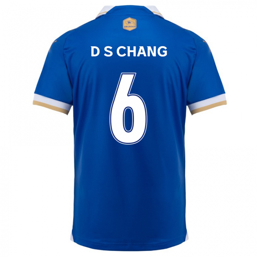 Kinder Se-Dong Chang #6 Blau Weiss Heimtrikot Trikot 2024/25 T-Shirt