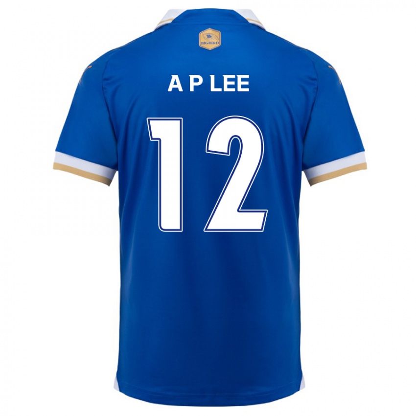 Kinder Pyeong-An Lee #12 Blau Weiss Heimtrikot Trikot 2024/25 T-Shirt