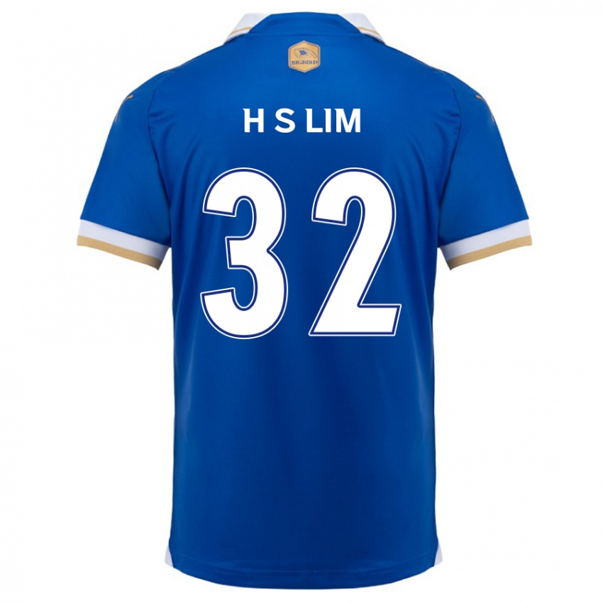 Kinder Seong-Hyeon Lim #32 Blau Weiss Heimtrikot Trikot 2024/25 T-Shirt