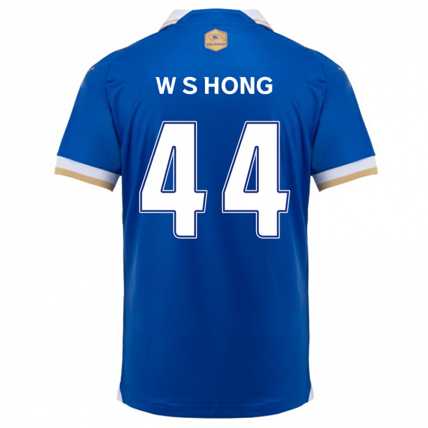 Kinder Sang-Won Hong #44 Blau Weiss Heimtrikot Trikot 2024/25 T-Shirt