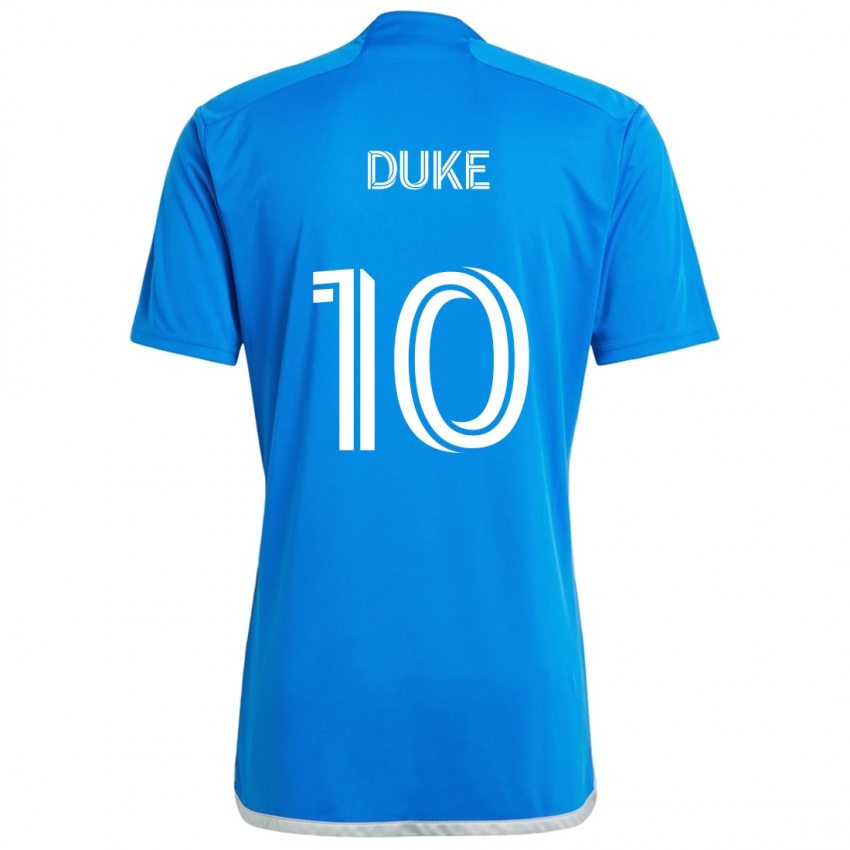 Kinder Bryce Duke #10 Blau Weiss Heimtrikot Trikot 2024/25 T-Shirt