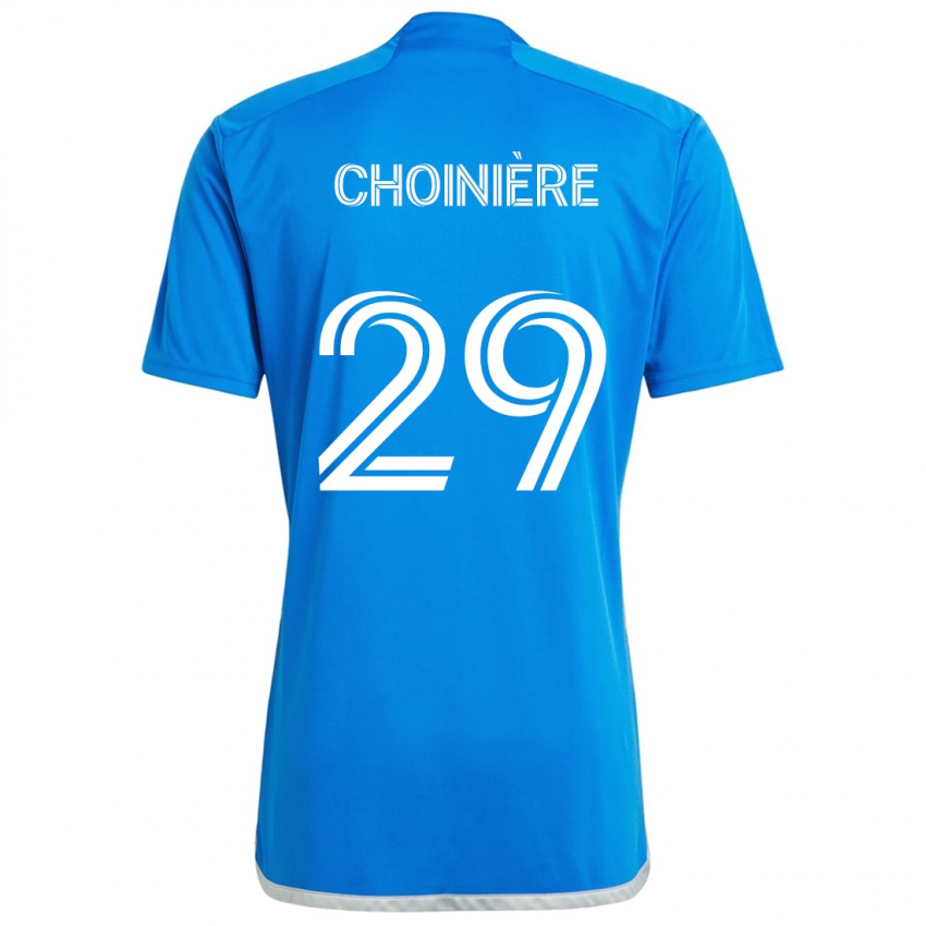 Kinder Mathieu Choinière #29 Blau Weiss Heimtrikot Trikot 2024/25 T-Shirt