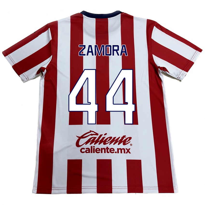 Kinder Saúl Zamora #44 Rot-Weiss Heimtrikot Trikot 2024/25 T-Shirt