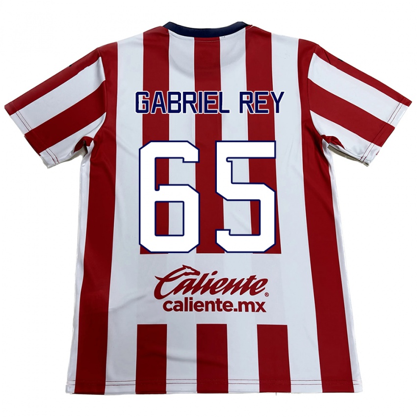 Kinder Luis Gabriel Rey #65 Rot-Weiss Heimtrikot Trikot 2024/25 T-Shirt