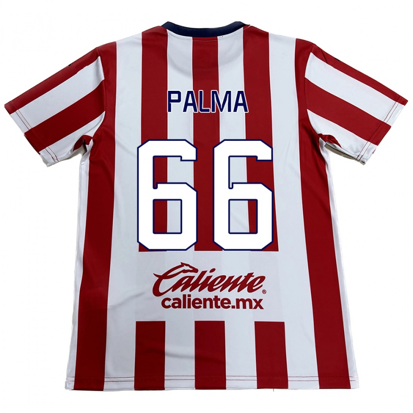 Kinder Arturo Palma #66 Rot-Weiss Heimtrikot Trikot 2024/25 T-Shirt