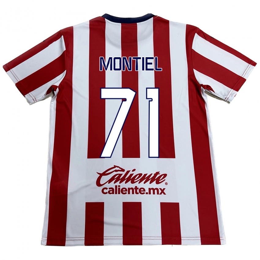 Kinder Erick Montiel #71 Rot-Weiss Heimtrikot Trikot 2024/25 T-Shirt