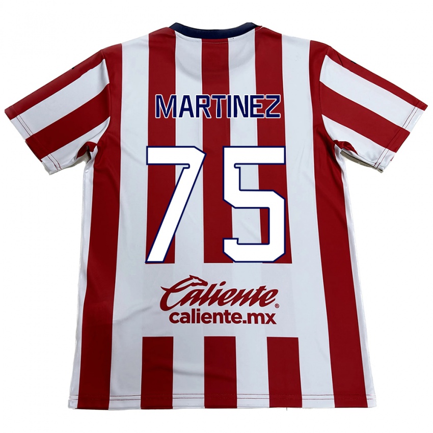 Kinder Isaac Martínez #75 Rot-Weiss Heimtrikot Trikot 2024/25 T-Shirt