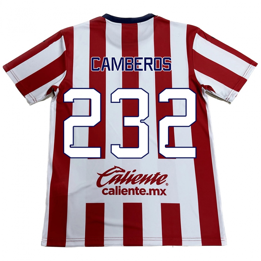 Kinder Hugo Camberos #232 Rot-Weiss Heimtrikot Trikot 2024/25 T-Shirt