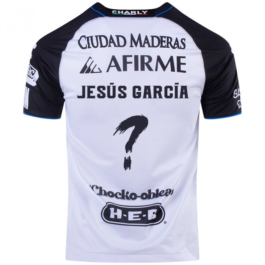 Kinder Jesús García #0 Schwarz Blau Heimtrikot Trikot 2024/25 T-Shirt