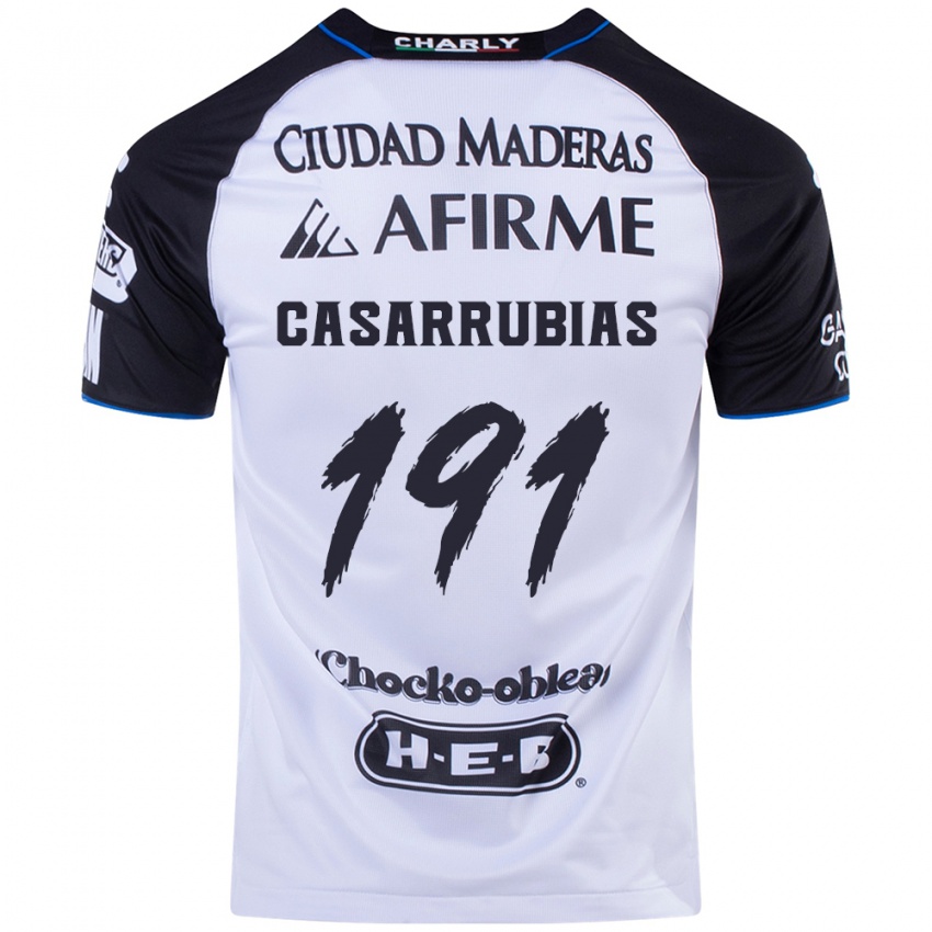 Kinder Aaron Casarrubias #191 Schwarz Blau Heimtrikot Trikot 2024/25 T-Shirt