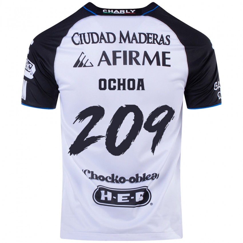 Kinder José Ochoa #209 Schwarz Blau Heimtrikot Trikot 2024/25 T-Shirt