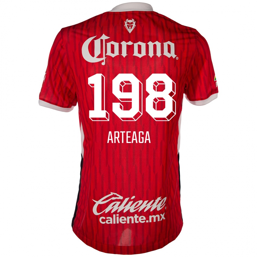 Kinder Víctor Arteaga #198 Rot-Weiss Heimtrikot Trikot 2024/25 T-Shirt