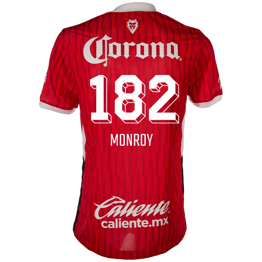 Kinder Brayan Monroy #182 Rot-Weiss Heimtrikot Trikot 2024/25 T-Shirt