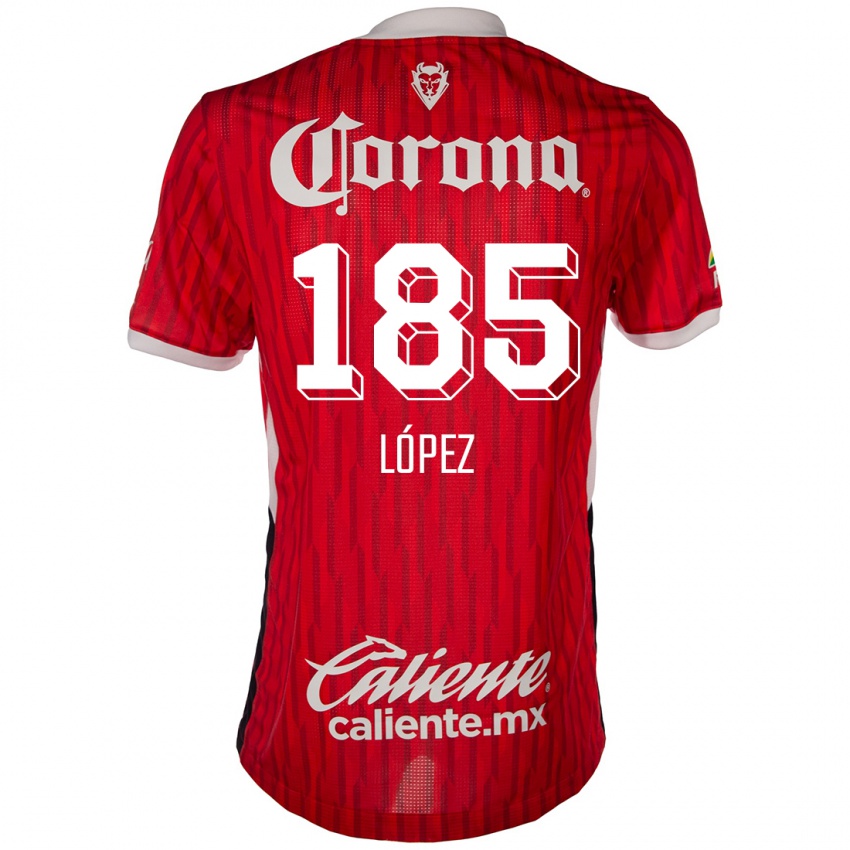 Kinder David López #185 Rot-Weiss Heimtrikot Trikot 2024/25 T-Shirt