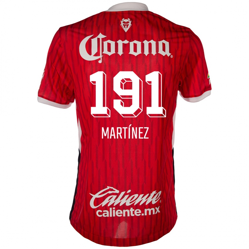 Kinder Kevin Martínez #191 Rot-Weiss Heimtrikot Trikot 2024/25 T-Shirt