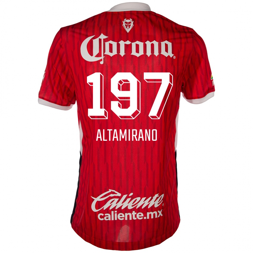 Kinder Óscar Altamirano #197 Rot-Weiss Heimtrikot Trikot 2024/25 T-Shirt