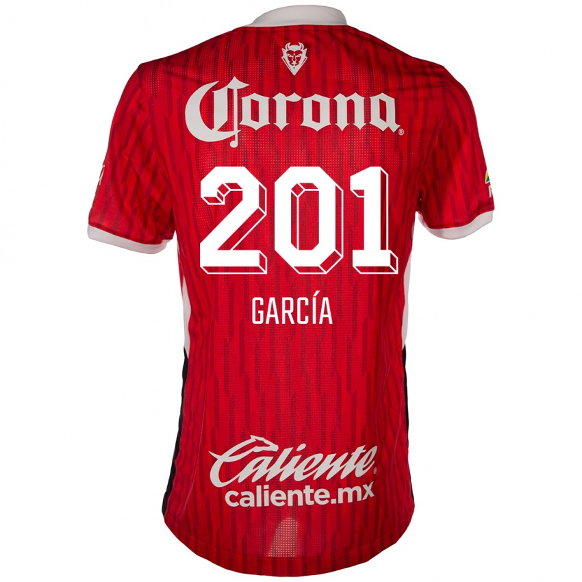 Kinder Eros García #201 Rot-Weiss Heimtrikot Trikot 2024/25 T-Shirt