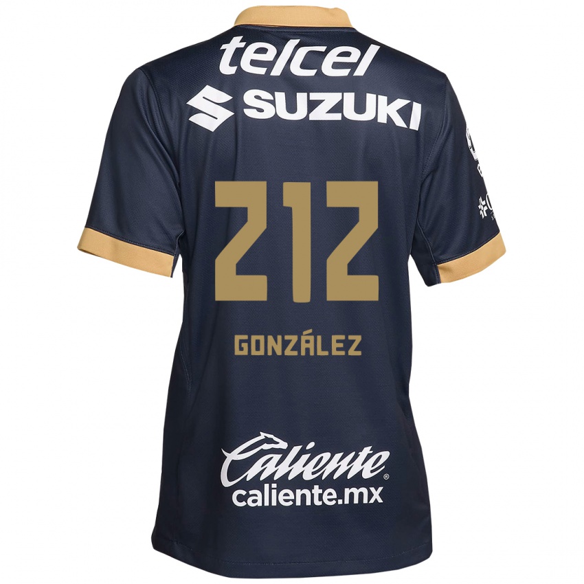 Kinder José González #212 Obsidian Gold Weiß Auswärtstrikot Trikot 2024/25 T-Shirt