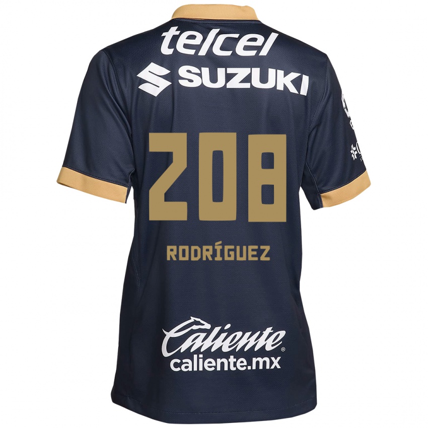 Kinder Gael Rodríguez #208 Obsidian Gold Weiß Auswärtstrikot Trikot 2024/25 T-Shirt