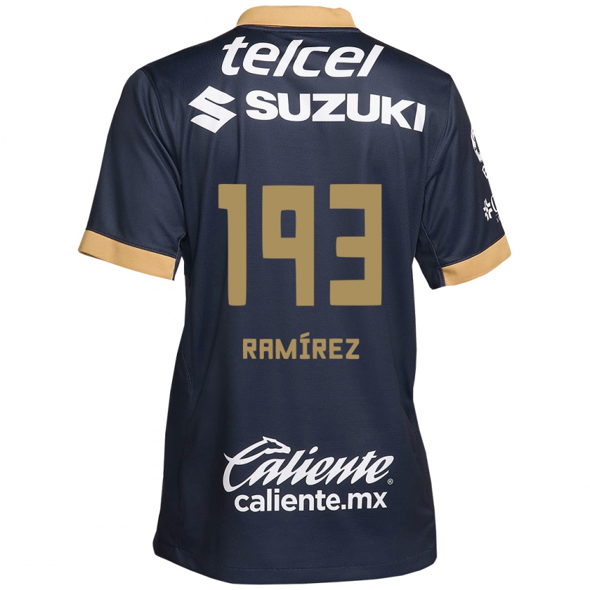 Kinder Héctor Ramírez #193 Obsidian Gold Weiß Auswärtstrikot Trikot 2024/25 T-Shirt