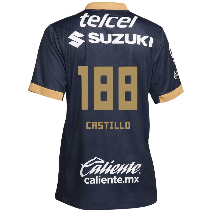 Kinder Christian Castillo #188 Obsidian Gold Weiß Auswärtstrikot Trikot 2024/25 T-Shirt