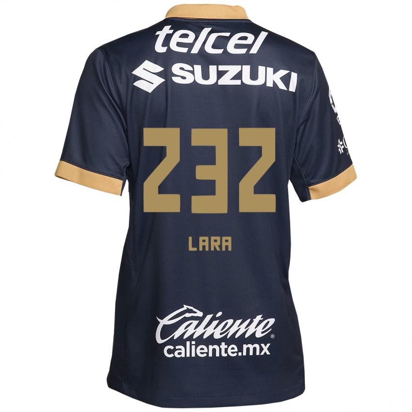 Kinder Pablo Lara #232 Obsidian Gold Weiß Auswärtstrikot Trikot 2024/25 T-Shirt