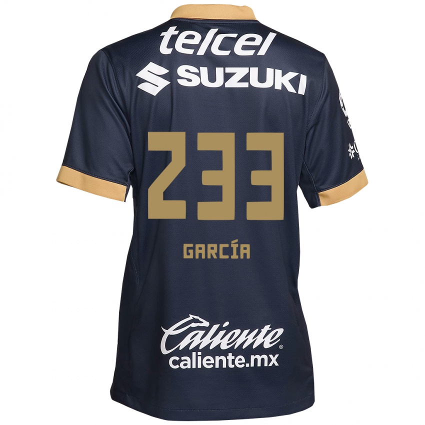 Kinder Carlos García #233 Obsidian Gold Weiß Auswärtstrikot Trikot 2024/25 T-Shirt