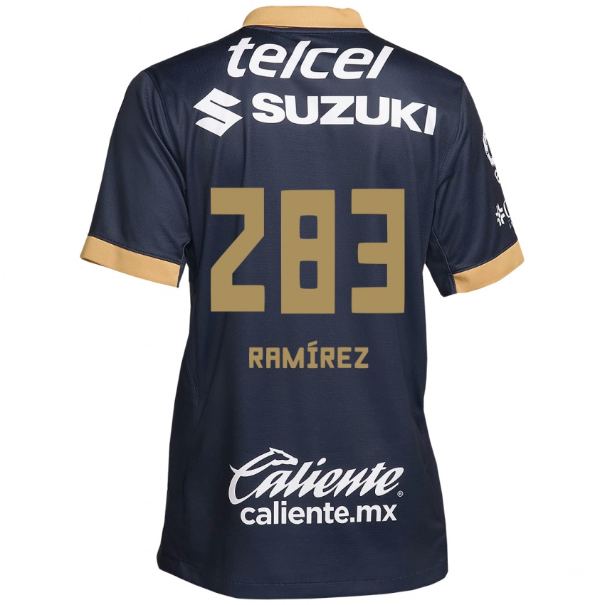 Kinder Dennis Ramírez #283 Obsidian Gold Weiß Auswärtstrikot Trikot 2024/25 T-Shirt