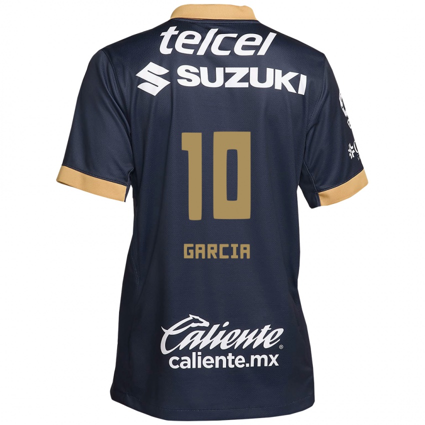 Kinder Daniela Garcia #10 Obsidian Gold Weiß Auswärtstrikot Trikot 2024/25 T-Shirt