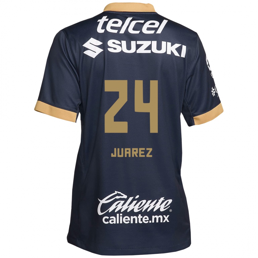 Kinder Gabriela Juarez #24 Obsidian Gold Weiß Auswärtstrikot Trikot 2024/25 T-Shirt