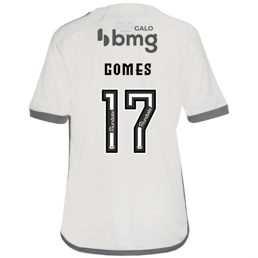 Kinder Igor Gomes #17 Cremefarben Auswärtstrikot Trikot 2024/25 T-Shirt