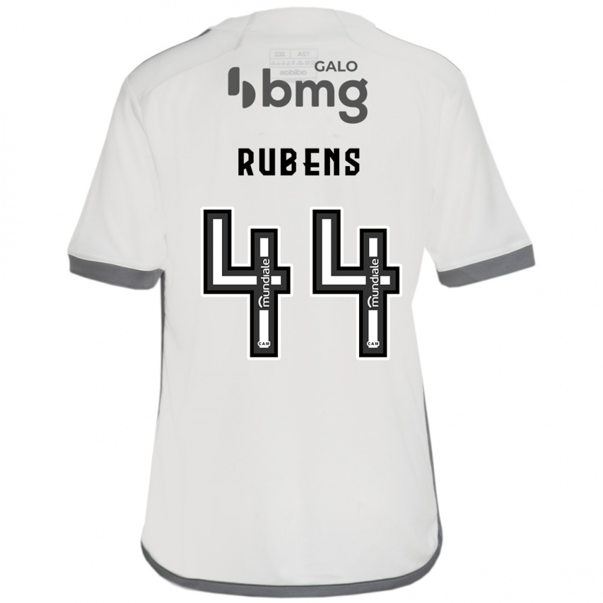 Kinder Rubens #44 Cremefarben Auswärtstrikot Trikot 2024/25 T-Shirt