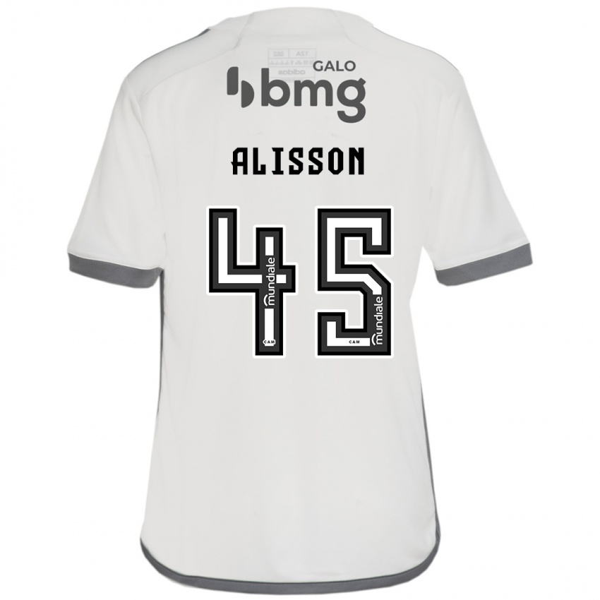 Kinder Alisson #45 Cremefarben Auswärtstrikot Trikot 2024/25 T-Shirt