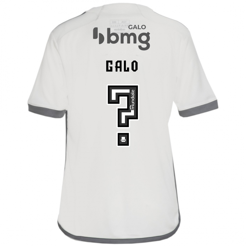 Kinder Diego Galo #0 Cremefarben Auswärtstrikot Trikot 2024/25 T-Shirt