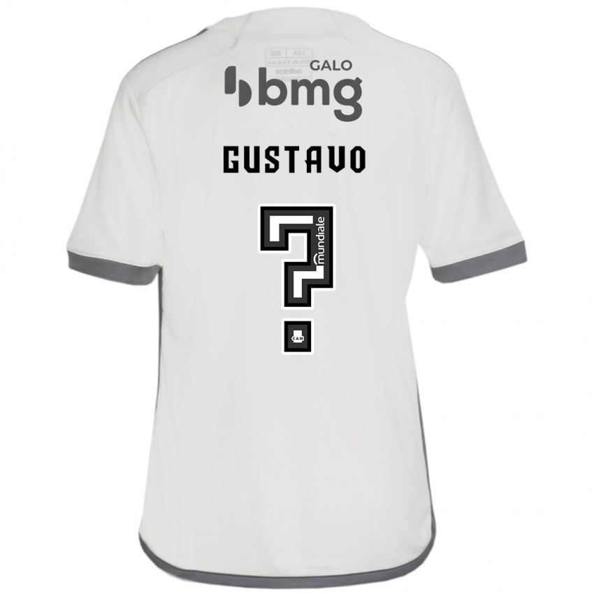 Kinder Paulo Gustavo #0 Cremefarben Auswärtstrikot Trikot 2024/25 T-Shirt